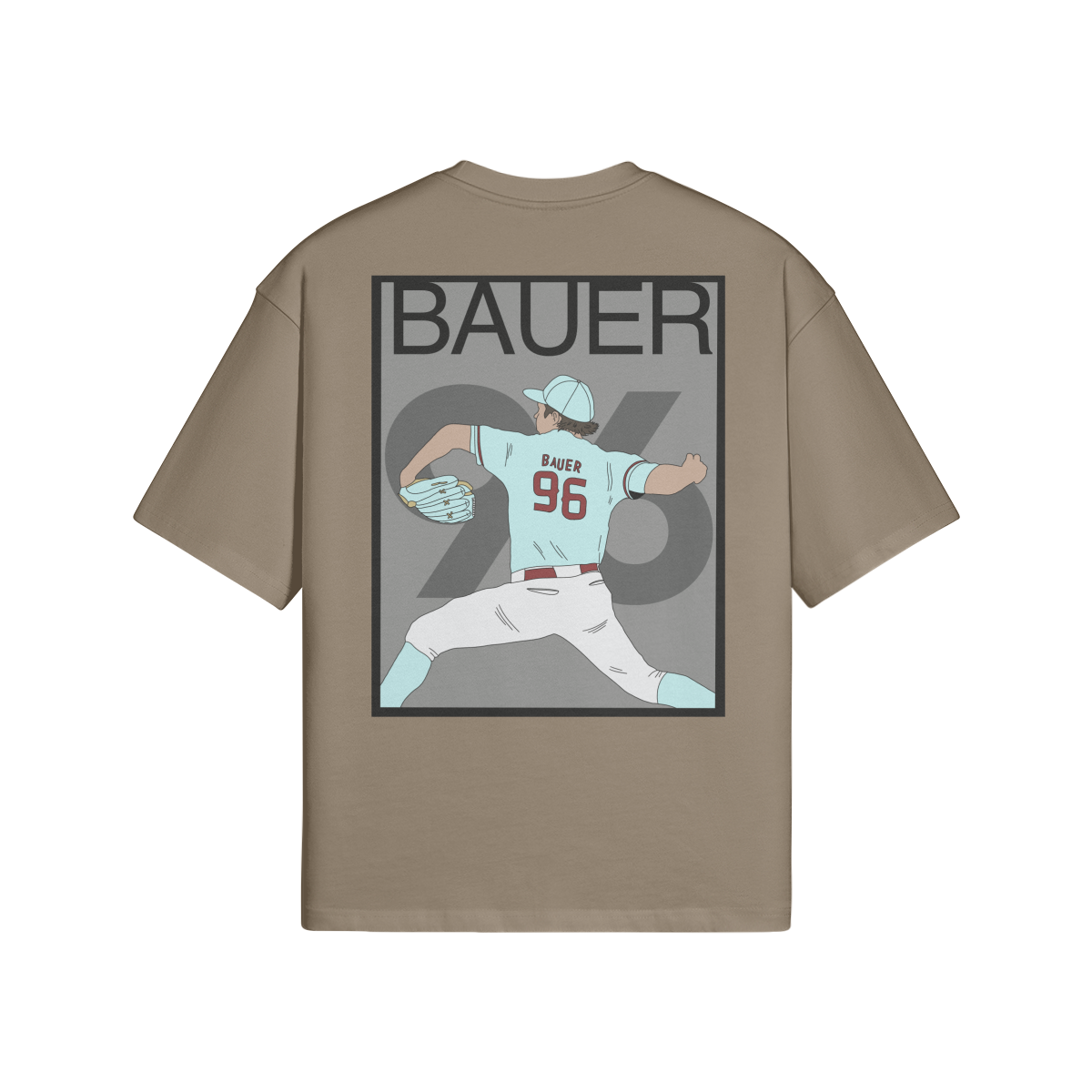 Bauer Oversized Heavyweight (White Front Logo)