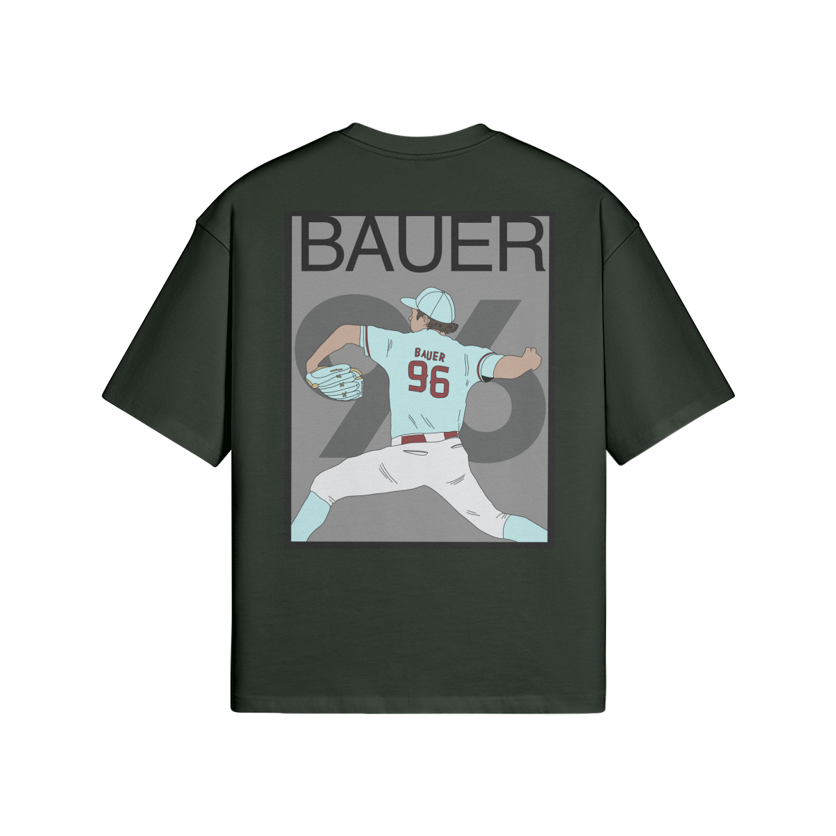 Bauer Oversized Heavyweight (Black Front Logo)